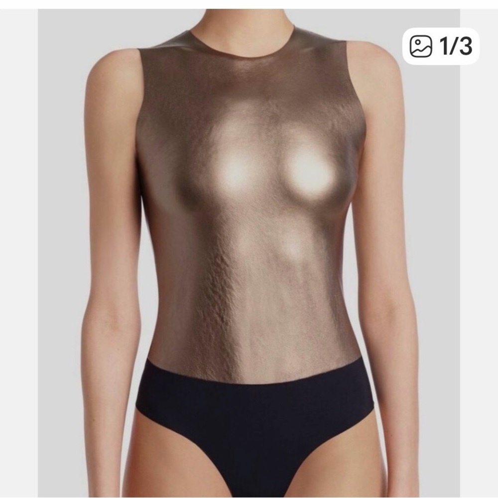 NWT Commando Metallic Bronze Sleeveless Bodysuit